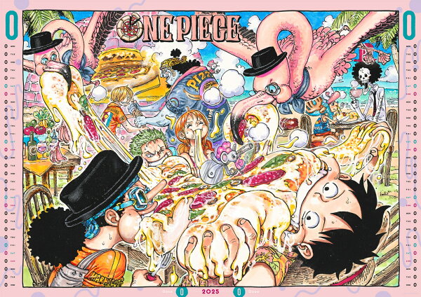 楽天ブックス: 『ONE PIECE』コミックカレンダー（大判）2025 - 尾田 