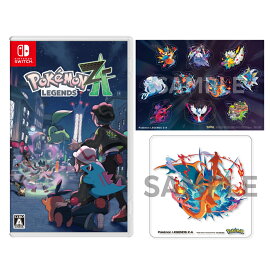 【楽天ブックス限定配送パック】【楽天ブックス限定特典+特典】Pokemon LEGENDS Z-A(ステッカー+スタンド付きアクリルコースター(メガリザードンY)+【早期購入特典】サーナイトナイトを持ったラルトス)