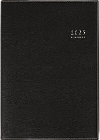 2025年　手帳　1月始まり　No.473　デスクダイアリー セッテ　　[黒]高橋書店　　　ウィークリー （ダイアリー）