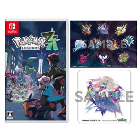 【楽天ブックス限定配送パック】【楽天ブックス限定特典+特典】Pokemon LEGENDS Z-A(ステッカー+スタンド付きアクリルコースター(メガサーナイト)+【早期購入特典】サーナイトナイトを持ったラルトス)