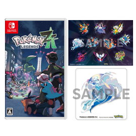 【楽天ブックス限定配送パック】【楽天ブックス限定特典+特典】Pokemon LEGENDS Z-A(ステッカー+スタンド付きアクリルコースター(メガチルタリス)+【早期購入特典】サーナイトナイトを持ったラルトス)
