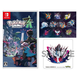 【楽天ブックス限定配送パック】【楽天ブックス限定特典+特典】Pokemon LEGENDS Z-A(ステッカー+スタンド付きアクリルコースター(メガアブソル)+【早期購入特典】サーナイトナイトを持ったラルトス)