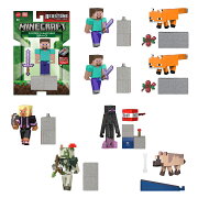 マテル マインクラフト(MINECRAFT) 　ベーシックフィギュア Aアソート 子供向けフィギュア 8体入り BOX販売 6歳から マルチ GTP08-987A