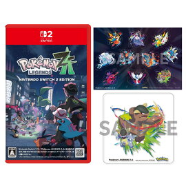 【楽天ブックス限定配送パック】【楽天ブックス限定特典+特典】Pokemon LEGENDS Z-A Nintendo Switch 2 Edition(ステッカー+スタンド付きアクリルコースター(メガガルーラ)+【早期購入特典】サーナイトナイトを持ったラルトス)