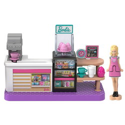バービー(Barbie)　ミニバービーランド　カフェ きせかえ人形・ハウス ままごと・ごっこ遊び マイクロドール 1体付 …