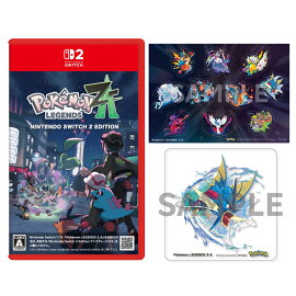 【楽天ブックス限定配送パック】【楽天ブックス限定特典+特典】Pokemon LEGENDS Z-A Nintendo Switch 2 Edition(ステッカー+スタンド付きアクリルコースター(メガギャラドス)+【早期購入特典】サーナイトナイトを持ったラルトス)
