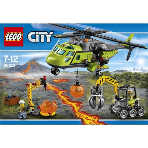 レゴ（LEGO）シティ レゴ（R）シティ 火山調査隊のヘリコプター 60123