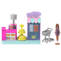 バービー(Barbie)　ミニバービーランド　スーパーマーケット きせかえ人形・ハウス ままごと・ごっこ遊び マイクロ…