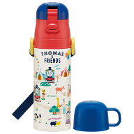 トーマス　水筒 子供 真空ステンレス 保冷 2WAY ボトル 直飲み470ml コップ 430ml