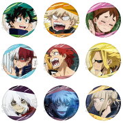 僕のヒーローアカデミア 百面相缶バッジ(BOX=9入)