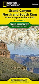 Grand Canyon, North and South Rims Map [Grand Canyon National Park] MAP-GRAND CANYON NORTH & SOUTH （National Geographic Trails Illustrated Map） [ National Geographic Maps ]