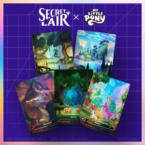 �}�W�b�N�F�U�E�M���U�����O Secret Lair Back to School Superdrop Secret Lair x My Little Pony: The Lands of Equestria Foil Edition�y�N���W�b�g�J�[�h���ό���z