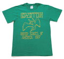 【Tシャツ】 Led Zeppelin ／ U.S. '78 (Green) （M）_ts販