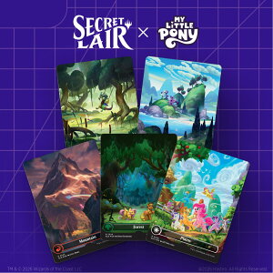 �}�W�b�N�F�U�E�M���U�����O Secret Lair Back to School Superdrop Secret Lair x My Little Pony: The Lands of Equestria�y�N���W�b�g�J�[�h���ό���z