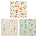 リラックマ　かや生地 布巾 キッチンクロス 3枚セット