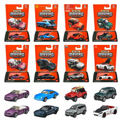 マッチボックス(Matchbox)　ムービングパーツ　アソート 乗り物おもちゃ ミニカー 8台入り BOX販売 3歳から マルチ …