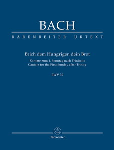 �y�A���y���z�o�b�n, Johann Sebastian: �J���^�[�^ ��39�ԁu�Q��������̂ɓ��̃p���𕪂��^����v BWV 39/���T��/Ed. Durr, Freedman & Webster��: �X�^�f�B�E�X�R�A [ �o�b�n, Johann Sebastian ]