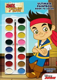 Disney Jake and the Never Land Pirates Treasure Hunt Ultimate Paint Box Book to Color [With Paint Br DISNEY JAKE & THE NEVER-PAINT （Disney Junior） [ LLC Dalmatian Press ]