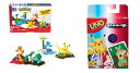 【セット商品】メガ(MEGA) ポケモン カントー地方チーム HFG05 ＋ マテルゲーム(Mattel Game) ウノ UNO ポケットモンスター（スペシャルルールカード カビゴン&ゲッコーガ付き） GNH17 【知育ゲーム】【カードゲーム】【ブロックセット】