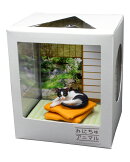 1/12 みにちゅアニマル ねこ 和室の情景 モモ 【CATA-11】 (レジンストーン製情景フィギュア)