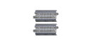 PC単線高架直線線路 62mm (2本入) 【20-441】 (鉄道模型 ジオラマ)