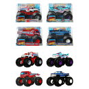 ホットウィール(Hot Wheels)　モンスタートラック ビッグサイズ アソート 乗り物おもちゃ 1:24 ミニカー 4台入り BOX販売 3歳から マルチ FYJ83-989B