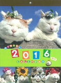かご猫シロの季節の彩り暦カレンダー（2016）　（［カレンダー］）