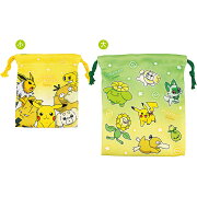 ポケモン2P巾着セット　グラデーション／グリーン＆イエロー