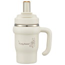 ディズニー くまのプーさん シンプルロゴ　水筒 キャラクター ハンドル付 ストロー タンブラー 570ml