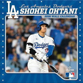 大谷翔平 2026年 MLB公式カレンダー / ロサンゼルス・ドジャース 輸入版 壁掛け 30.5 x 61 cm (Shohei Ohtani Calendar)