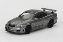 MINI-GT 1/64 Nissan スカイライン GT-R ダークメタルグレー(NISMO BNR34 CRS バージョン)(右ハンドル) 【MGT01160-…