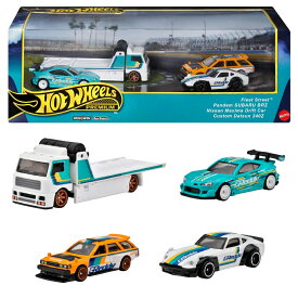 ホットウィール(Hot Wheels) 　プレミアムコレクターセット - ドリフティング 乗り物おもちゃ ミニカー 3歳から マルチ HRT53