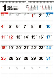 【K11】　2026年　書き込み式シンプル壁掛けカレンダー［B3タテ］ （永岡書店の壁掛けカレンダー） [ 永岡書店編集部 ]