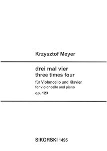 yAyzCG, Krzysztof: Drei mal Vier, Op.123(`FƃsAm) [ CG, Krzysztof ]