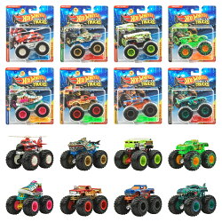 ホットウィール(Hot Wheels)　モンスタートラック 1:64アソート 乗り物おもちゃ ミニカー 8台入り BOX販売 3歳から …