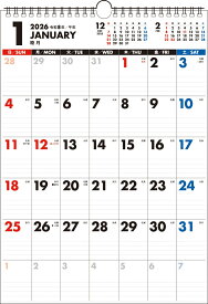 【K29】　2026年　書き込み式シンプル壁掛けカレンダー［B4タテ］ （永岡書店の壁掛けカレンダー） [ 永岡書店編集部 ]