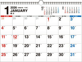 【K30】　2026年　書き込み式シンプル壁掛けカレンダー［B4ヨコ］ （永岡書店の壁掛けカレンダー） [ 永岡書店編集部 ]