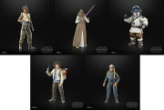 【セット商品】ハズブロ（Hasbro） STAR WARS スター・ウォーズ ブラックシリーズ 5点（『アコライト』 オーシャ・アニセヤ、ジェダイ・マスター ヴァーネストラ・ロウ、バジル（ジェダイ・オーダーの追跡者） + 『スター・ウォーズ：スケルトン・クルー』ウィム、KB）