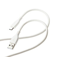 エレコム USBケーブル USB A to USB C RoHS 簡易パッケージ ホワイト MPA-ACSS10WH/iPhone15シリーズ対応…