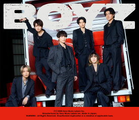 BOYZ (初回盤B CD＋DVD) (特典無し) [ SixTONES ]