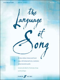 【輸入楽譜】Language of Song, The: 初級編(高声用): CD付