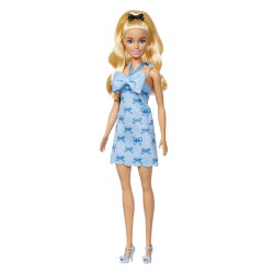 バービー(Barbie)　ファッショニスタ リボンブルーワンピース きせかえ人形・ハウス ままごと・ごっこ遊び バービー…