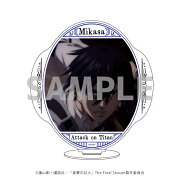 【グッズ】キャラアクリルフィギュア「進撃の巨人」32/ミカサ(場面写イラスト)