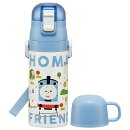 トーマス × つむぱぱ　水筒 子供 真空ステンレス 保冷 2WAY ボトル ストロー 400ml コップ 350ml