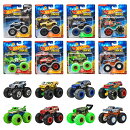 ホットウィール(Hot Wheels)　モンスタートラック 1:64アソート 乗り物おもちゃ ミニカー 8台入り BOX販売 3歳から マルチ FYJ44-982D
