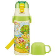 カービィ ピクニック　水筒 子供 ステンレス製2WAYボトル 直飲み470ml コップ 430ml SKDC4
