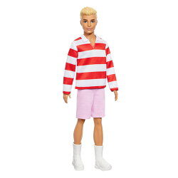バービー(Barbie)　ケン ファッショニスタ ストライプシャツ きせかえ人形・ハウス ままごと・ごっこ遊び バービー…