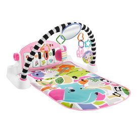 フィッシャープライス(fisher price)　あんよでキック！感覚が育つ4WAYバイリンガル・ピアノジム ピンク 赤ちゃん・幼児おもちゃ 知育・学習玩具 室内遊具 ベビージム ・ プレイマット ・ 英語 ・ 外国語 0ヵ月から ピンク JLK18