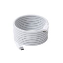 USB Type-C to USB Type-Cケーブル/まとまるマグネット/ナイロンメッシュ/USB Power Delivery対応/最大60W/2.0m/ホワイト