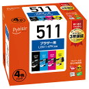 ブラザー　LC511　シリーズ　LC511-4PK　互換インク　4色BOX品